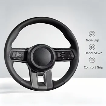 Coprivolante per Auto Fai-da-Te per Mitsubishi L200 Outlander 2025 2026, Rivestimento in Pelle Microfibra Antiscivolo