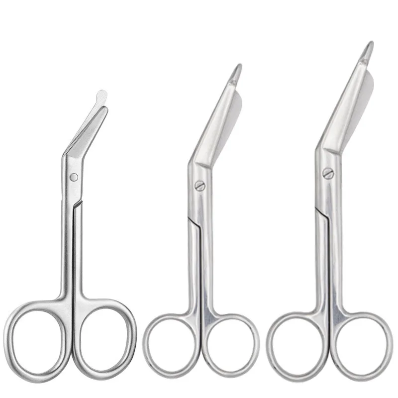 Stainless Steel Bandage Scissors 11.2/14CM Nursing Scissors for Medical Home Use 3