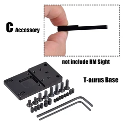 Adjustable Optics Riser Bracket with Anti - Reflection Cover and 45 - Degree Side Mount (C  Accessory)