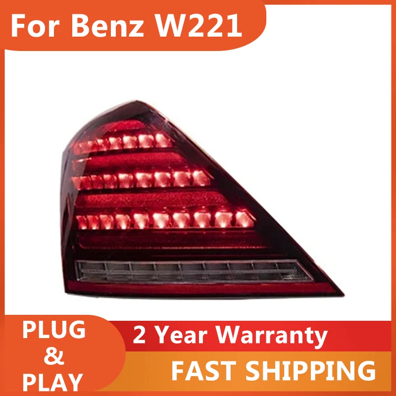 

Car Accessories for Mercedes W221 Rear Lights 2006-2013 W221 Tail Light Benz S300 S400 S500 DRL Fog Brake Turn Signal Reversing