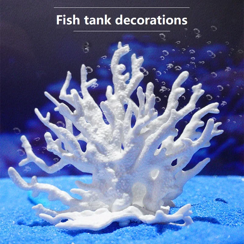 Kunstkoraal aquariumdecoratie voor aquarium, koraalwaterplant, hars aquarium aquascape simulatie ZSP06_voghion.com