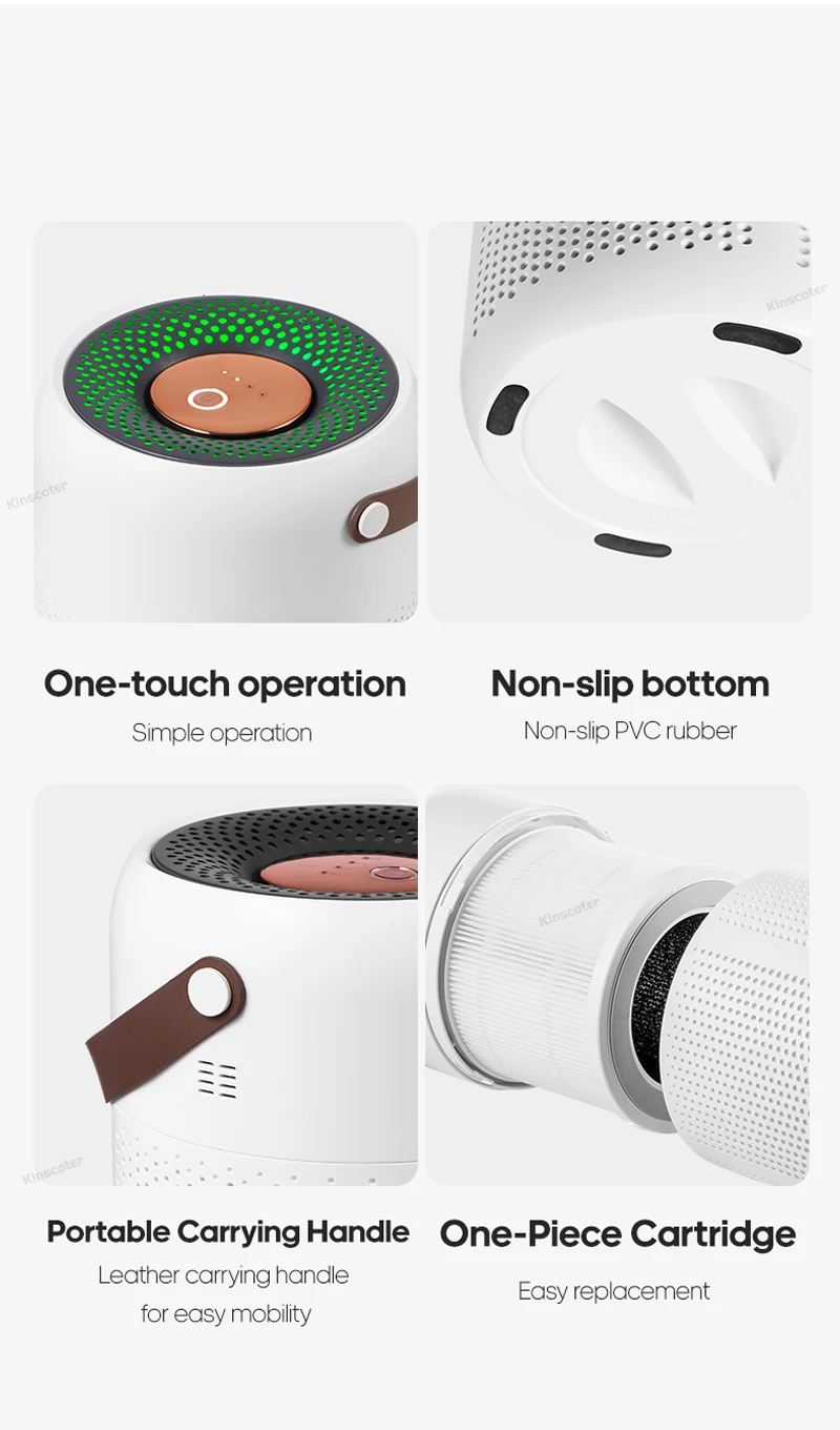 Filter Desktop Air Cleaner Smoke Odor PM2.5