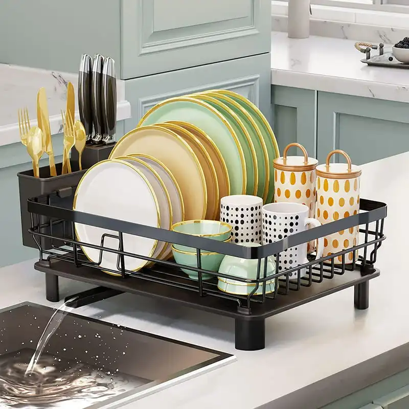 https://ae01.alicdn.com/kf/S1aa7a7f7c6a44754a62f4f6dfc51f84bT/Dish-Drying-Rack-with-Drainboard-Dish-Drainers-for-Kitchen-Counter-Sink-Adjustable-Spout-Dish-Strainers-with.jpg