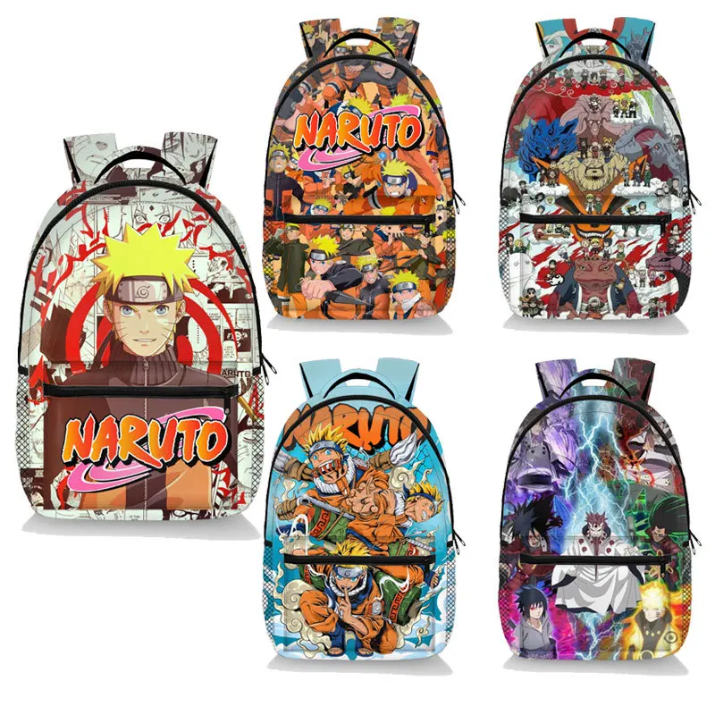 

Anime Figure Uzumaki Naruto Backpack Cartoon Shoulders Bag Student Schoolbag Bookbag Laptop Bag Teenage Daypack Travel Bag Gift
