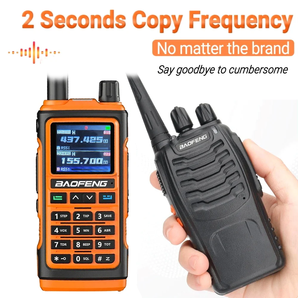 New Baofeng UV-17H With GPS Multi-Bands Ham Amateur Radio with NOAA Weather Alert 5W 1.77 inch Screen Transeiver 4