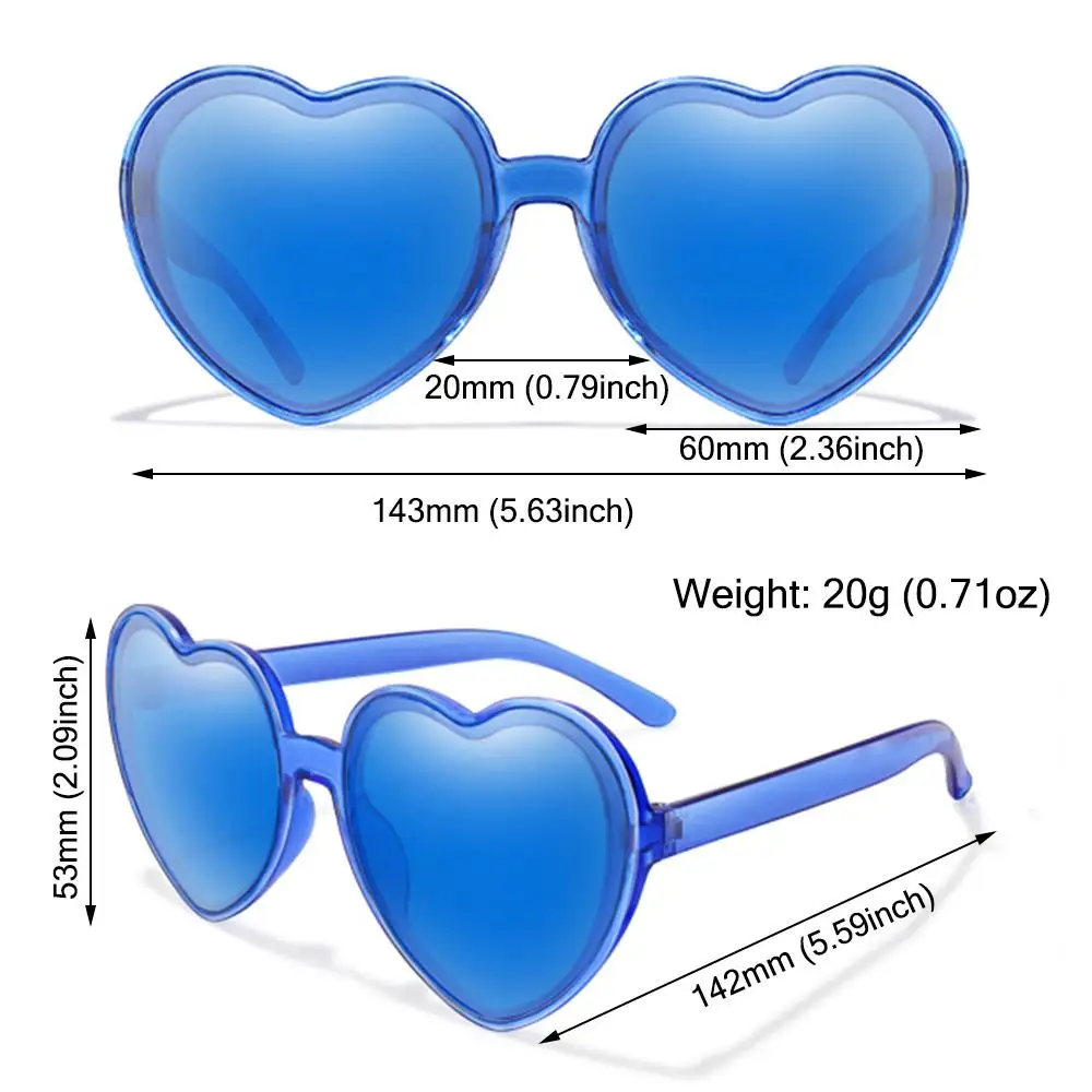 2024 New Heart Rimless Sunglasses Women Retro Men Tinted Sun Glasses Brand Designer Party Eyewear UV400 Shades Oculos Female