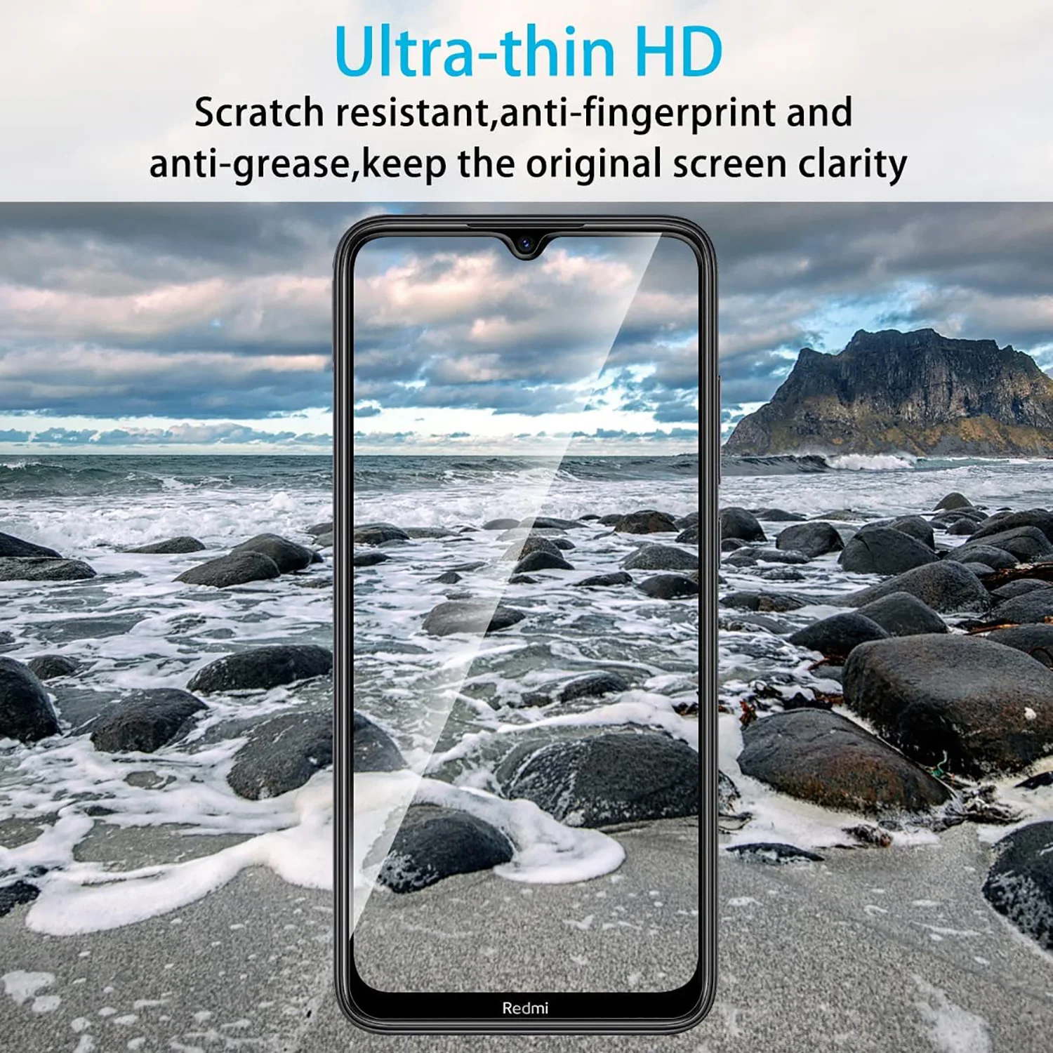 2/4pcs gehärtetes Glas für Xiaomi Redmi Note 8 Note8t Note8pro Displays chutz folie – Detail 6