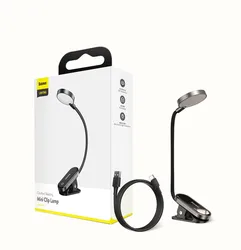 Portable Clip - On LED Lamp for Eye Protection and Flexible Use (Night lamp)
