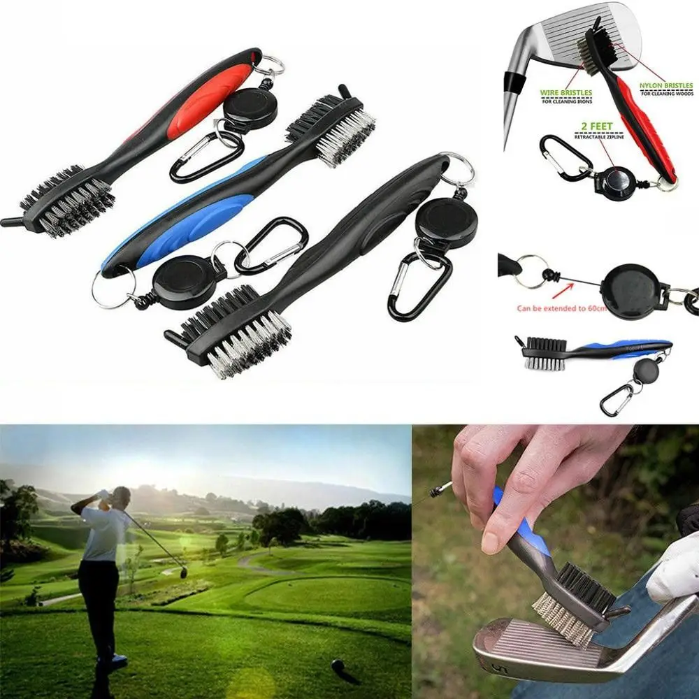 

Goods Sharpener Tool Cleaning Tool Golf Retractable Groove Cleaner Golf Accessories Golf Club Brush Groove Cleaning Brush