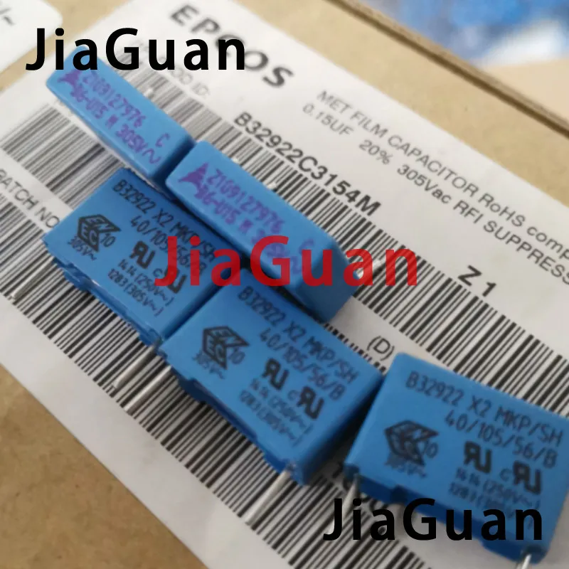 

10PCS NEW EPCOS B32922 0.15UF 305VAC PCM15 154/305VAC p15mm 150NF 305V 150NF/305VAC 154 u15