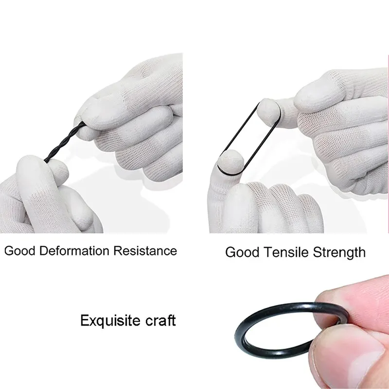 Rubber O-rings Faucet Hose Connector Seal Valve Water Proof Machine Oil Proof Washer Combo Set Accessories 200pcs rubber o rings