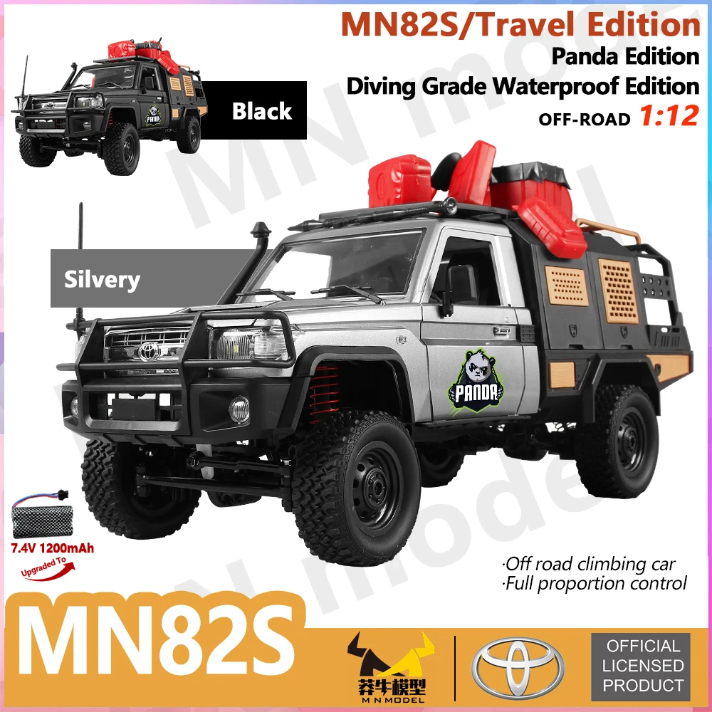 MN82S LC79 Panda 1/12 Full Scale RC Pickup Short Truck 4WD Remote