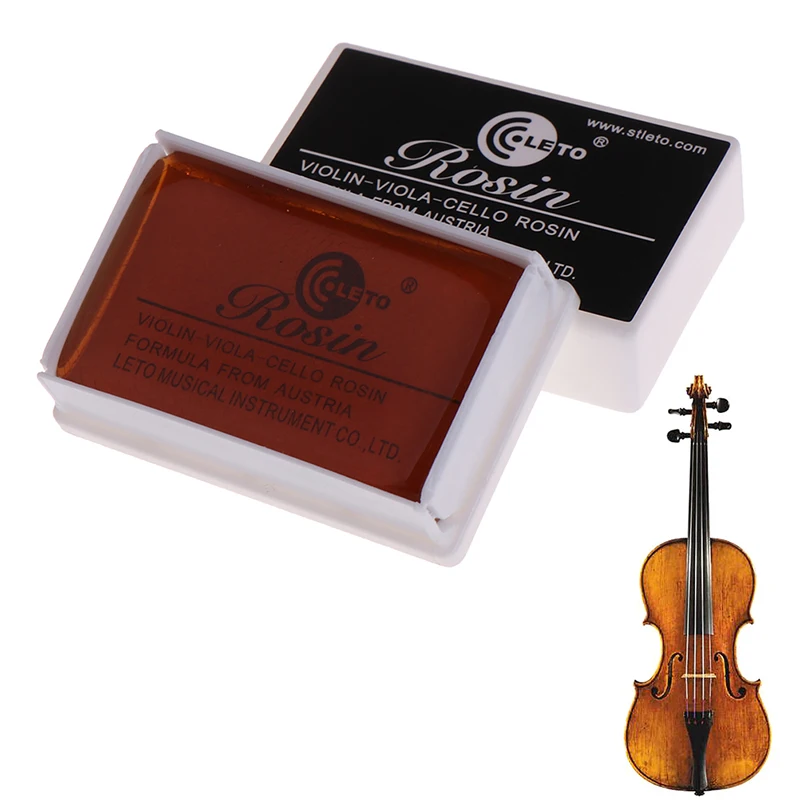 

1PC Leto 603 High Quality Rosin for Violin Viola Cello Light and Low Dust Resin Bowed String Instrument Accessories Erhu Bow