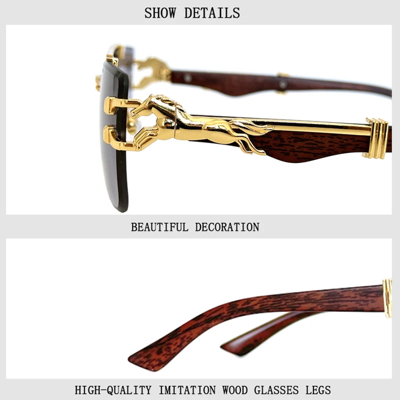 Novà in occhiali da sole per uomo Occhiali da sole senza montatura in legno Donna Occhiali moda quadrati vintage Luxe Gafas De Sol Hombre Zonnebril Sun 200000297 Novà in occhiali da sole per uomo Occhiali da sole senza montatura in legno Donna Occhiali moda quadrati vintage Luxe Gafas De Sol Hombre Zonnebril Sun 200000297