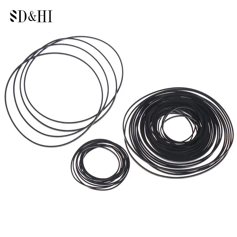 1 Confezione Universale 40-135Mm Walkman Dvd Drive Mix Cassette Tape Machine Belt Nuova Cintura Comune Assortita Per Registratori