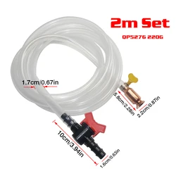 Efficient Self - Suction Manual Oil Pump with Copper PVC Filler Pipe for Oil, Fuel, and Water Transfer (2m With valve)
