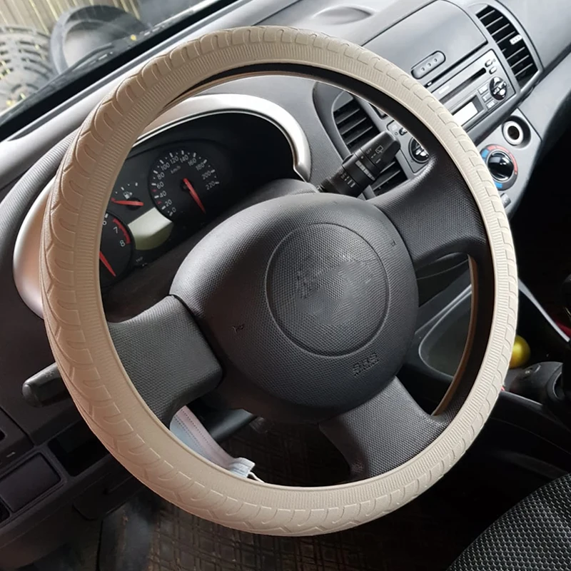 Car Silicone Steering Wheel Cover For Nissan Altima Armada Frontier Kicks Leaf Maxima Murano