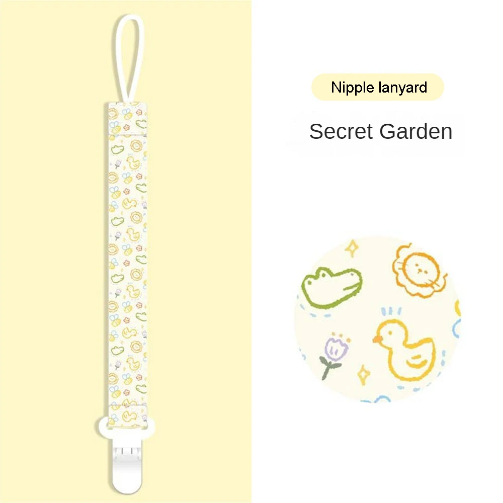 Baby Pacifier Clip Chain Ribbon Anti-lost Pacifier Holder Dummy Chains Toddler Nipple Soother Clips Baby Teether Toy Chew Gifts pacifier chain