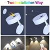 Wireless RGB Remote Spotlight Rechargeable Accent Lights LED Puck Lights Dimmable Timer Wall Lamp Uplight Angle Artwork Lighting 5