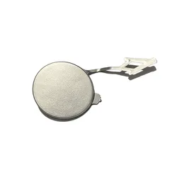 Enhanced Car Front Bumper Tow Hook Cover Cap (F Tow Cap Silver)