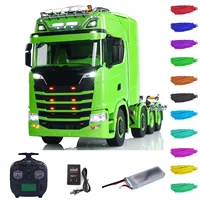 1/14 8x8 770S RTR Metal Chassis RC Tractor Truck Radio Control Lorry ST8 Warning Lights Spotlight Magnetic Roof TOUCAN DIY Car 1