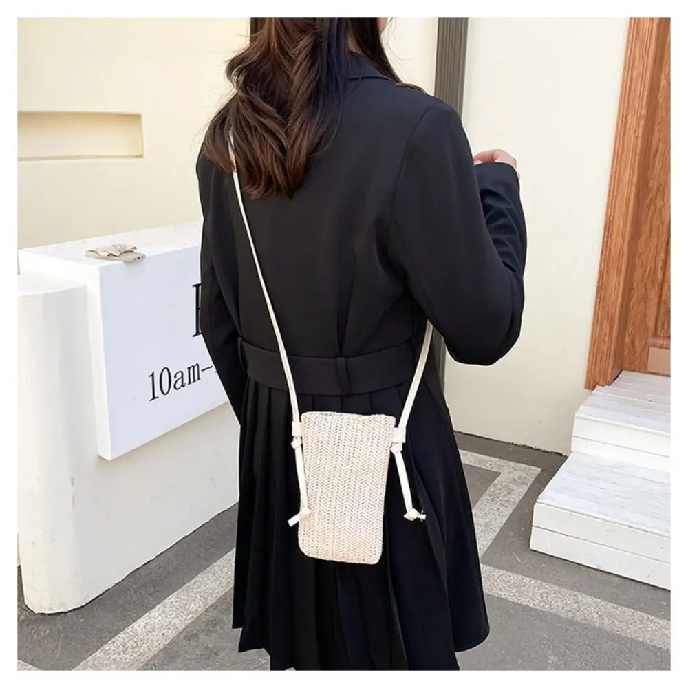 Neue Mode Handy tasche Damen Umhängetasche All-Match Mini kleine Umhängetasche hängenden Hals Geldbörse vertikale Handtasche – Detail 15