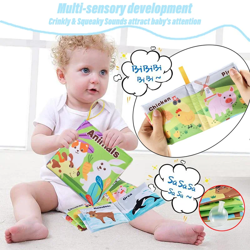 Soft Baby Fabric Book Image 4