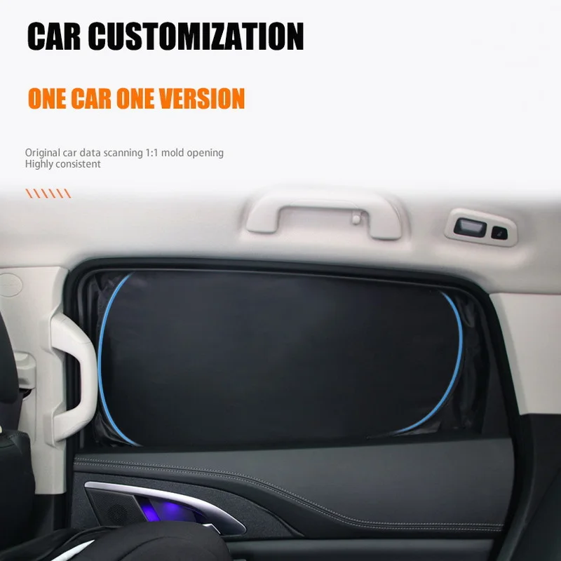 for Tesla Model X Side Window Sunshade Sun Visor Front Rear Windshield Privacy Full Window Shield Screen Cover Car Accessories