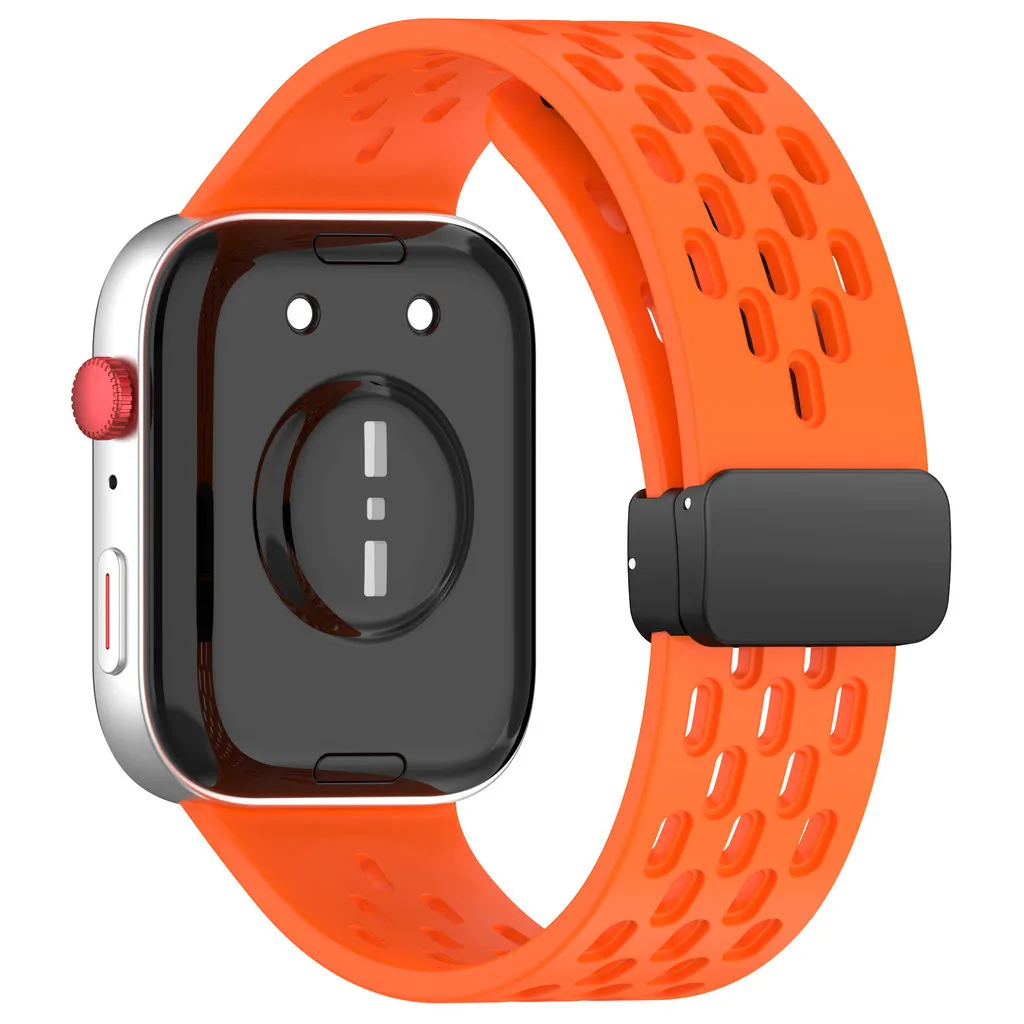 Silicone Magnetic Strap - Comfortable & Breathable Bracelet for Smartwatches