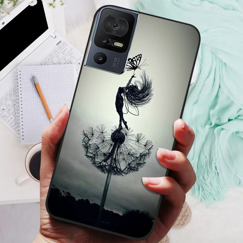 Black Lion and Wolf Silicone Soft Phone Case - Protective Shell