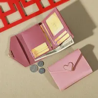 2023 New Small Wallet Women's Metal Short Fold Personalized Student Cute Mini Fashion Wallet Zero Wallet - Image 5