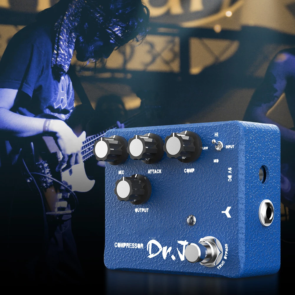 Dr. J Series D55 Compressor Guitar Pedal Greatest Compressor with Sustain Effect
