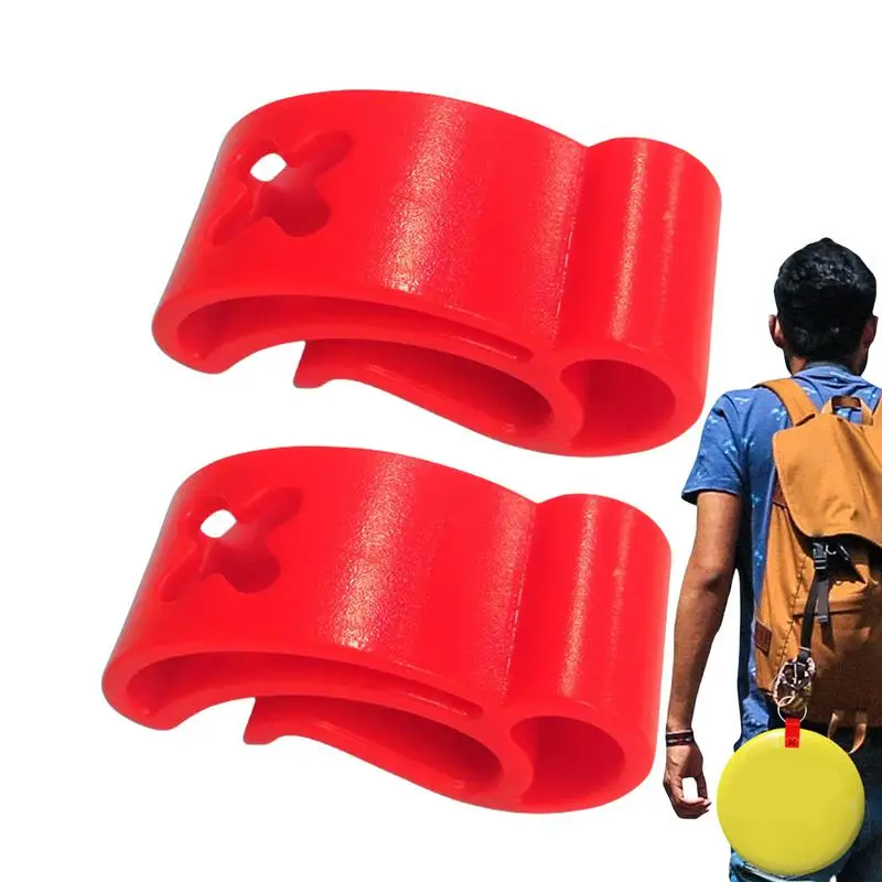 

Flying Disc Clamp 2 PCS Sports Disc Carrier Daily Use Disc Holder Compact Toy Disc Clamp Versatile For Multiple Uses For Pet