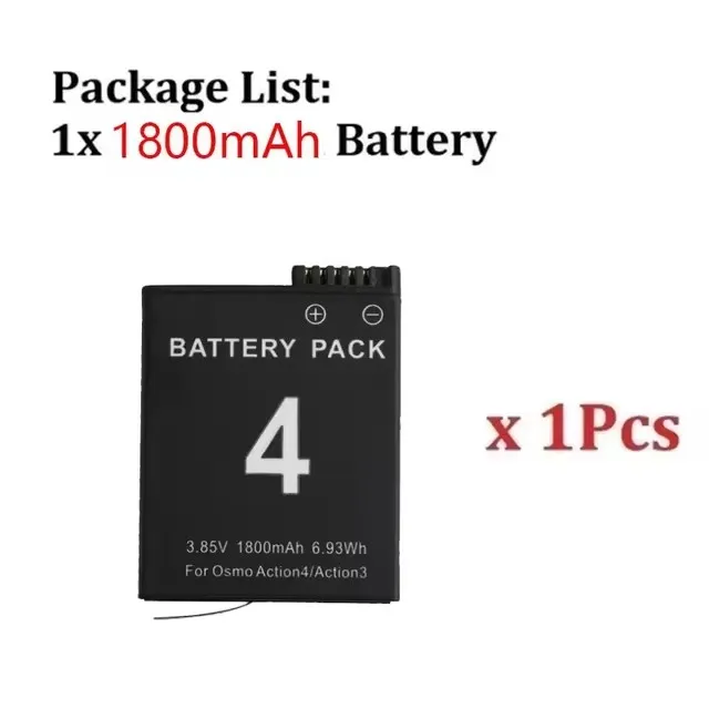 1Pcs Battery