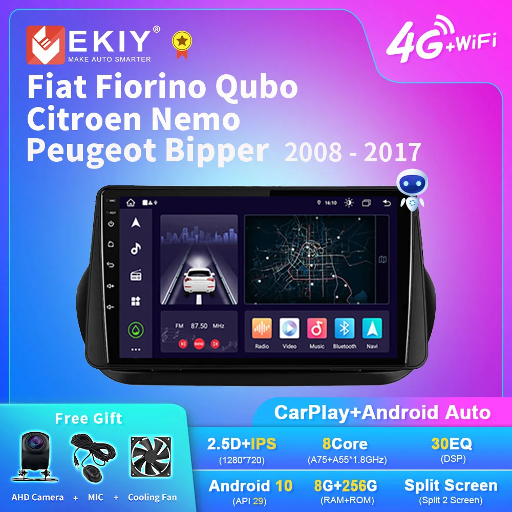 

EKIY X7 Android Car Radio For Fiat Fiorino Qubo For Citroen Nemo For Peugeot Bipper 2008 - 2017 Stereo Multimedia Player Stereo