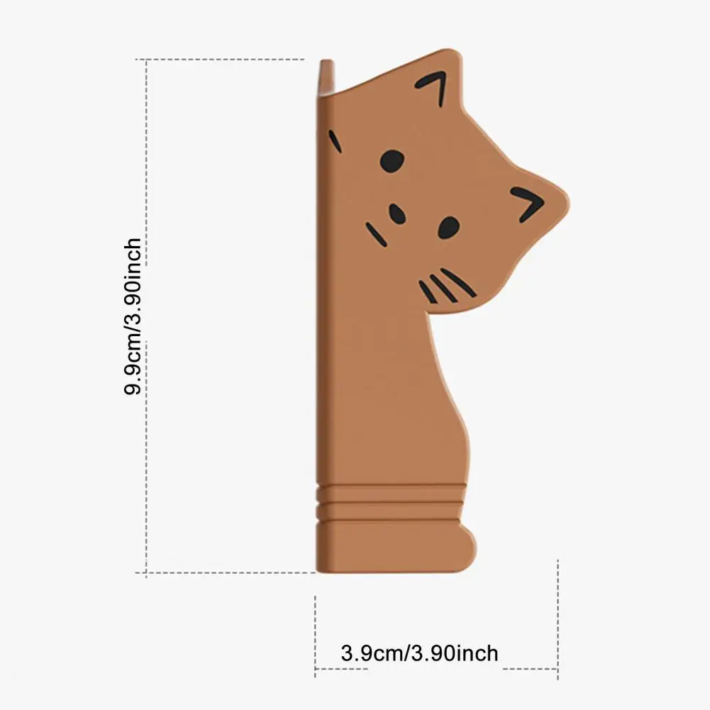 10cm Cat Silicone Anti-Collision Pad Safety Corner Protector Thickened Home Living Bedroom Wall Corner Protection Bumper Guard