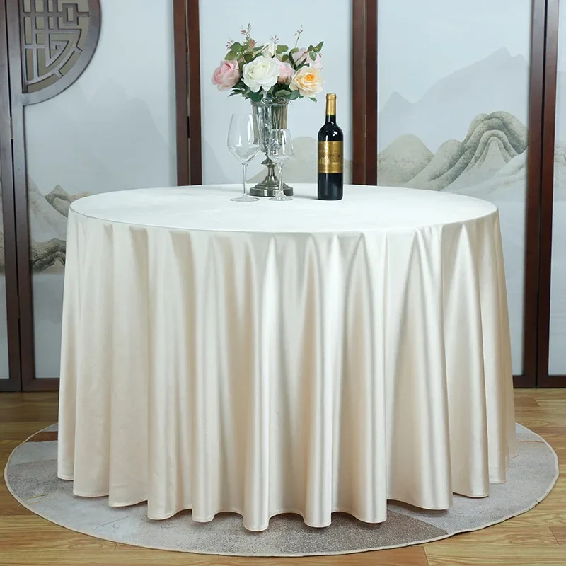 

Скатерть круглая черная, современная простая утолщенная скатерть для стола, для гостиниц, ресторанов