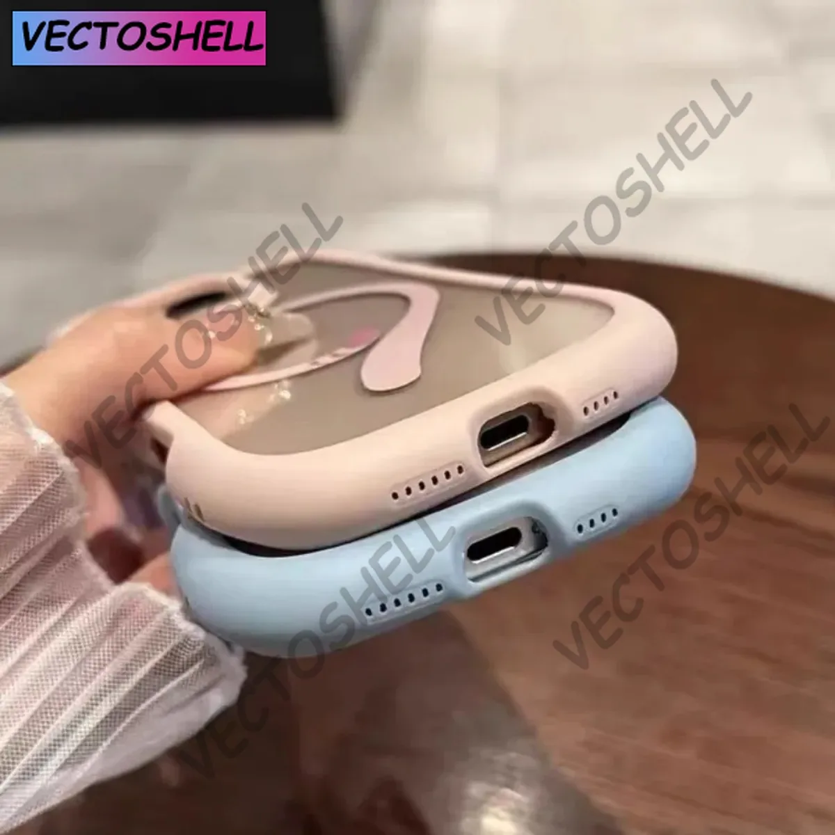 Luxury Magnetic Cat Ear Clear Case - Shockproof & Wireless Charging Cover