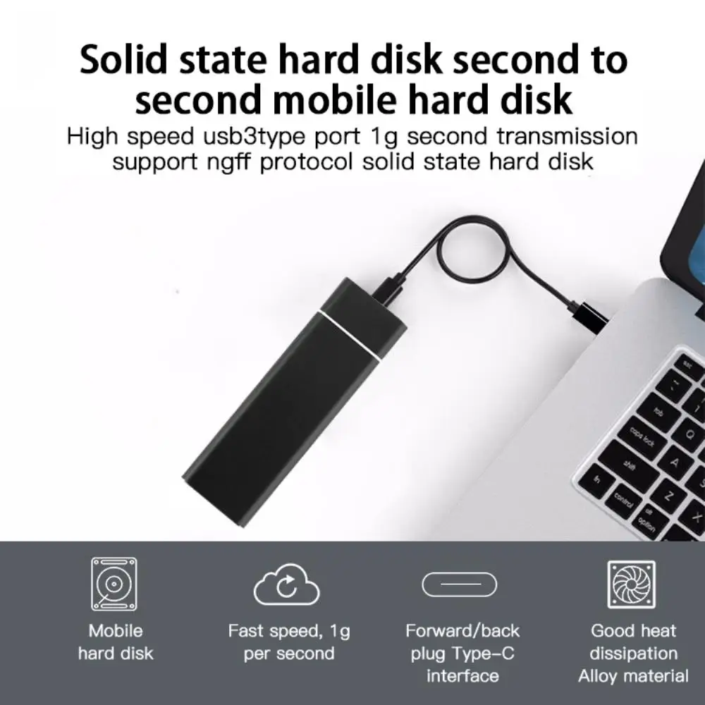 M 2 Ngff Ssd Mobile Solid Hard Disk Portatile Type-C 3.1 Ad Alta Velocità Type-Cflash Drives M.2 Ngff Usb3.1 M2 Nvme Ssd 5G