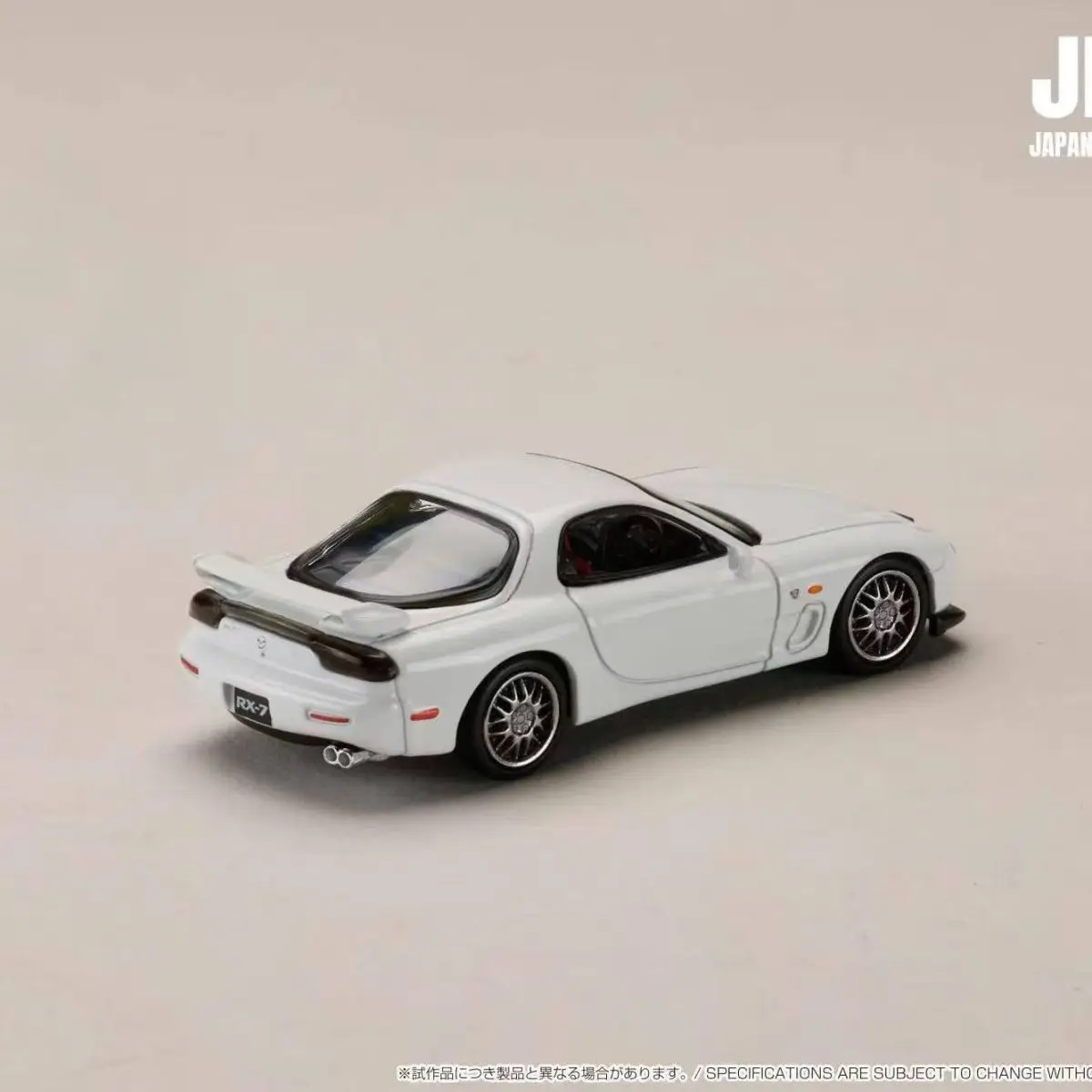 HJ&JDM64 1:64 RX-7 FD3S 심플 버전 합금 자동차 모델