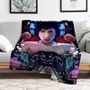 Classic Japan Anime Ghost In The Shell Print Custom Blanket Fluffy Soft Blankets Microfiber Bedding King Lid Knee Sofa Bed Nap 2