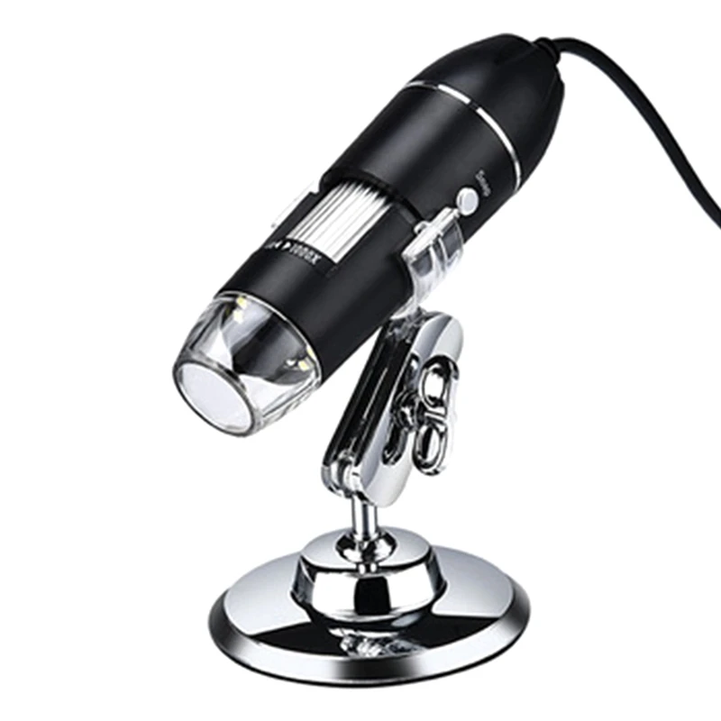 

3 In 1 USB Digital Microscope, Endoscopic Camera, Adjustable Magnification With PC Bracket, 1600X Promotion