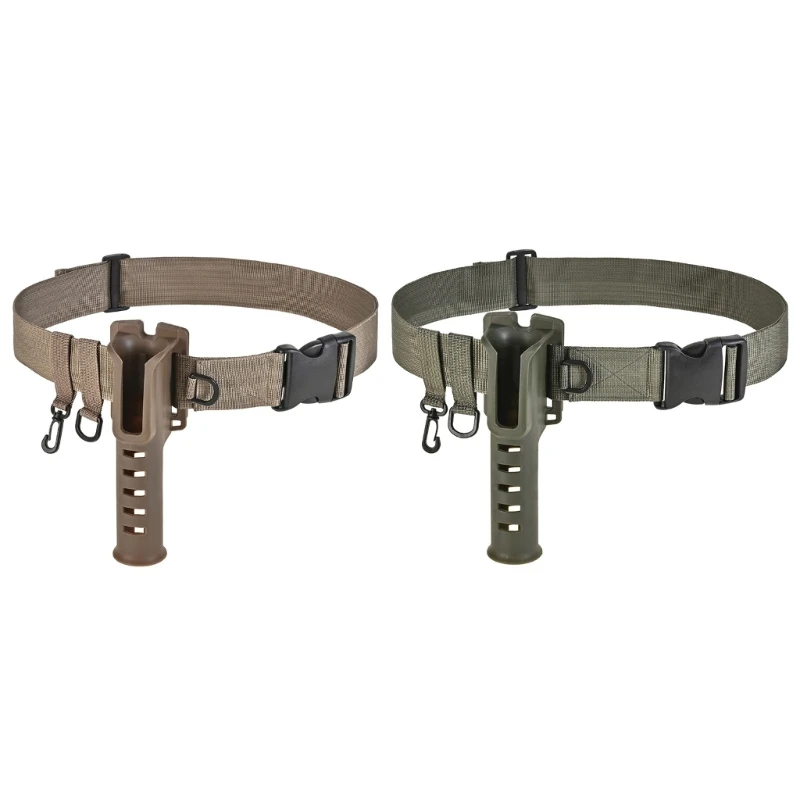 Lightweight Fishing Belt Rod Holder Portable Spinning Casting Poles Holder Adjustable Fishing Waist Wading Belts fishing rod holder,fishing rod bracket