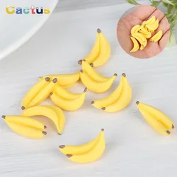 10Pcs 1:12 Dollhouse Miniature Fruit Banana Dolls House Food Accessories Toys