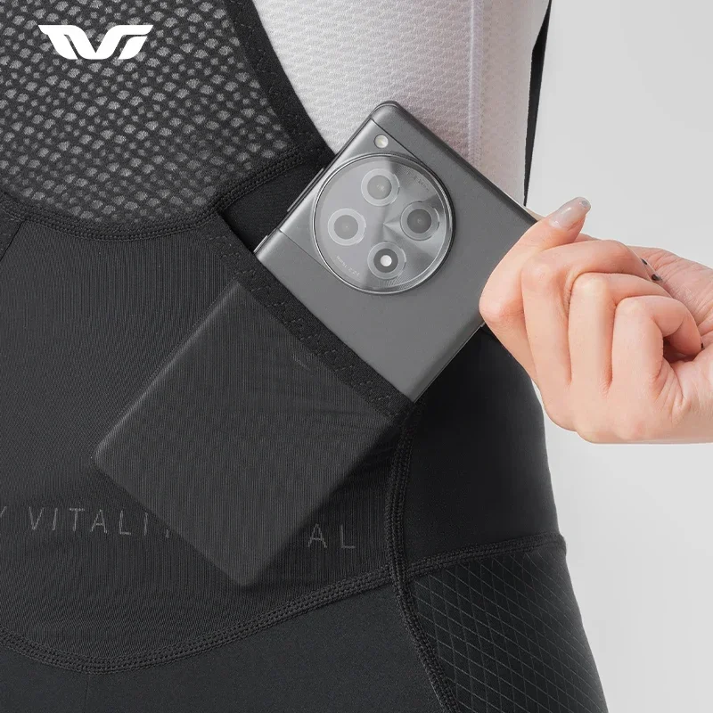 ROCKBROS TVI Series Cycling Bib Shorts Tights Bicycle Bib Short Breathable Summer Bike Underwear Elastic Quick-Dry Padded