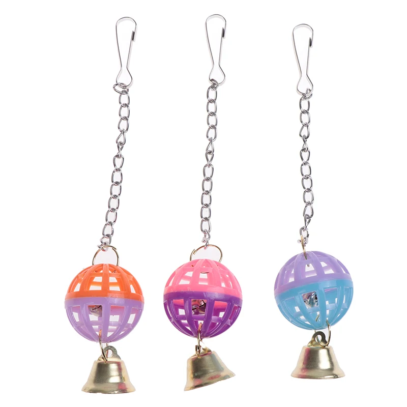 Parrot Toys Wood Birds Standing Chewing Rack Toys Bead Ball Heart Star Shape Parrot Toy Bird Accessories Supplies