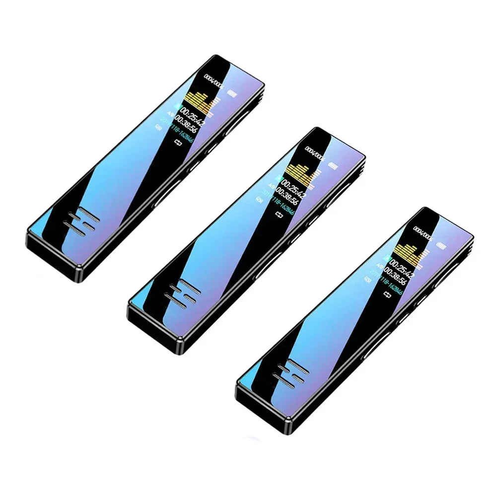Digital Voice Recorder High Definition Digital Recording Pen Portable Color Screen Live Performance Long Distance for Interviews