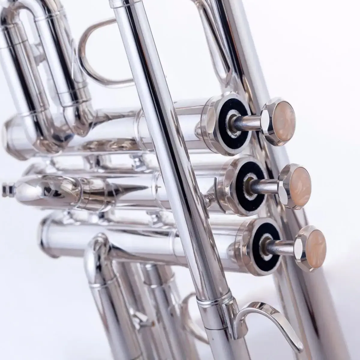 Silver drop E to D professional trumpet with two sets of sound-changing tubes can switch professional-grade tone Trumpet horn