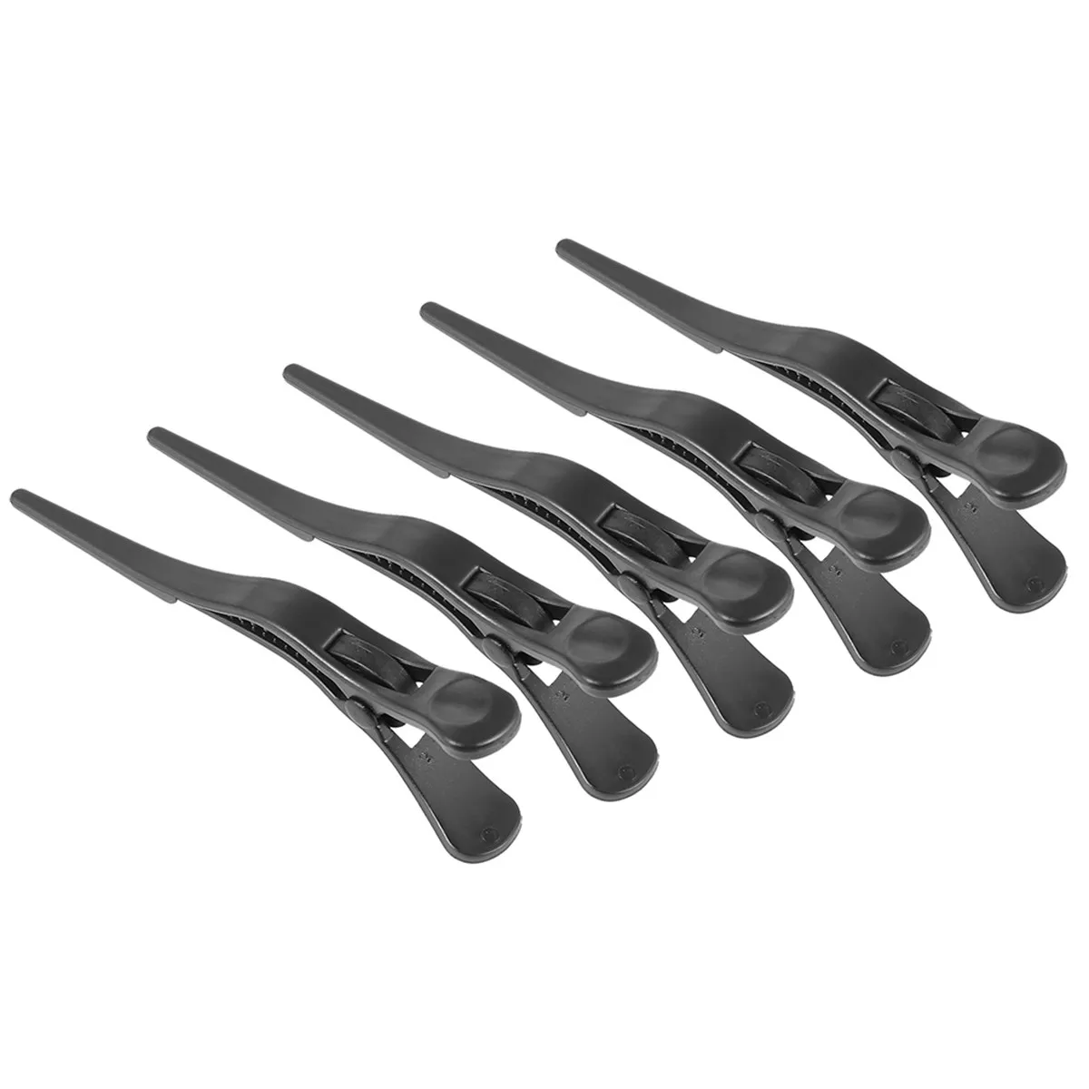 5Pcs 미용 클립 강력한 그립 헤어 포지셔닝 도구 헤어 스타일링 펌 메이크업에 이상적 가정용 이발사 이발에 이상적
