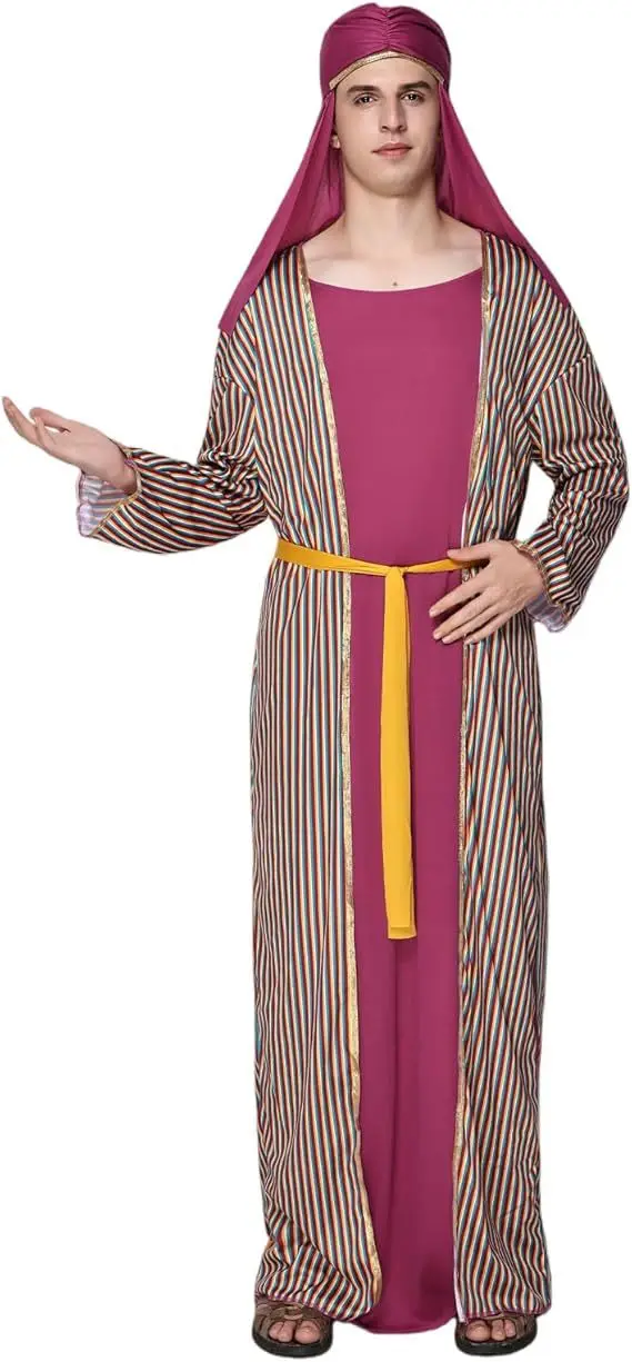 Halloween Men Women Costumes Cosplay Party Dresses Long Robes and Shepherd Costumes